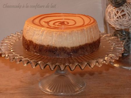 Cheesecake à la confiture de lait