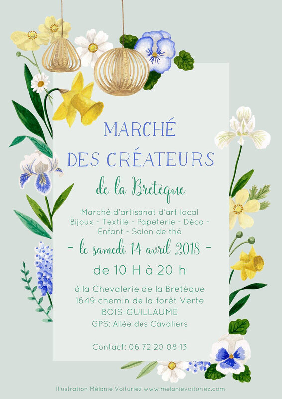 marché de créateurs de la Bretèque