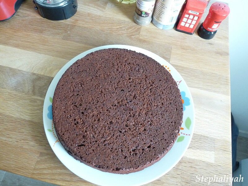 Gâteau chocolat noix de coco -- 2