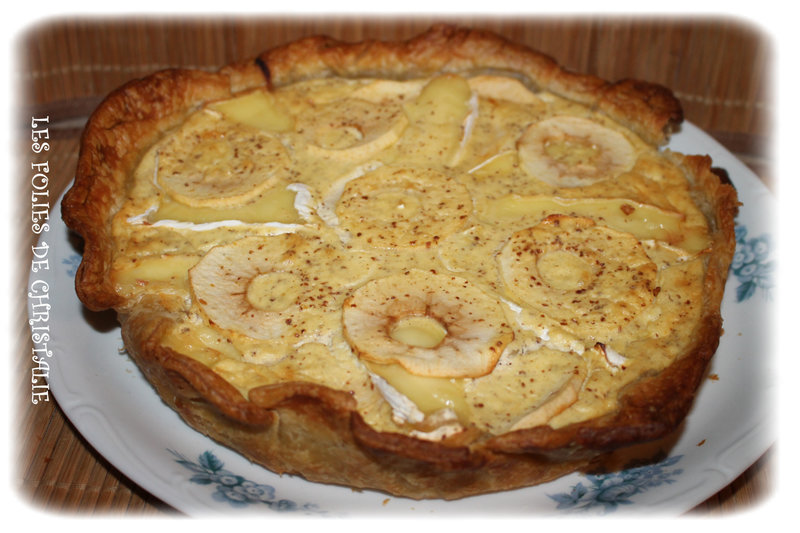 Tarte oignons normande 8