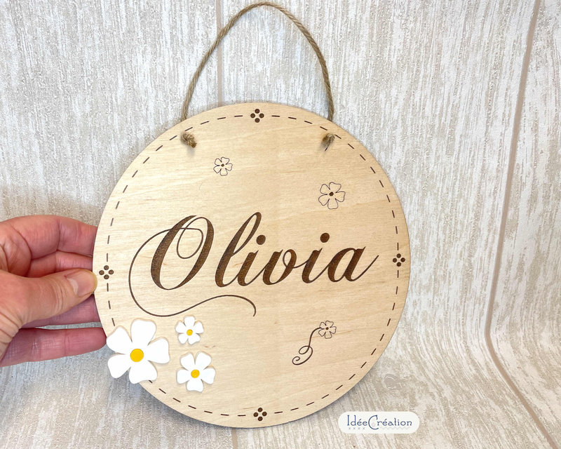 Plaque prenom Olivia 1