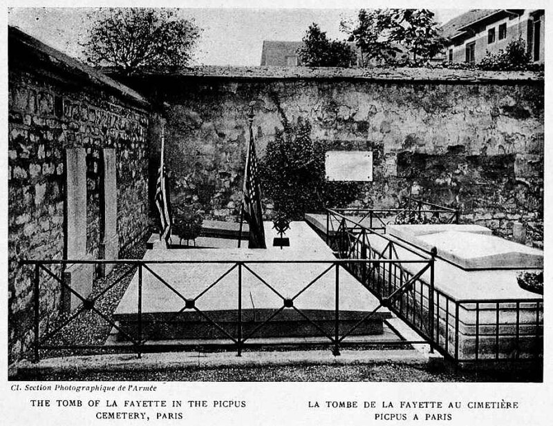 La Fayette tombe
