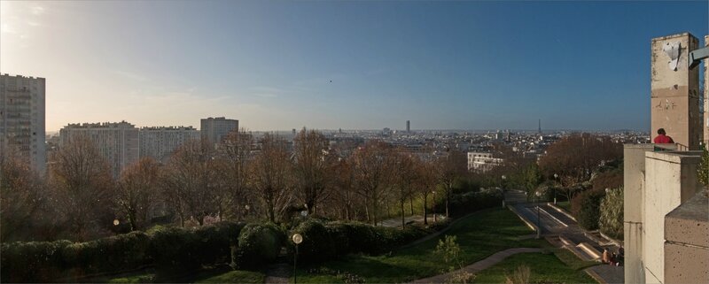 Paris 1 Belleville panorama 122015