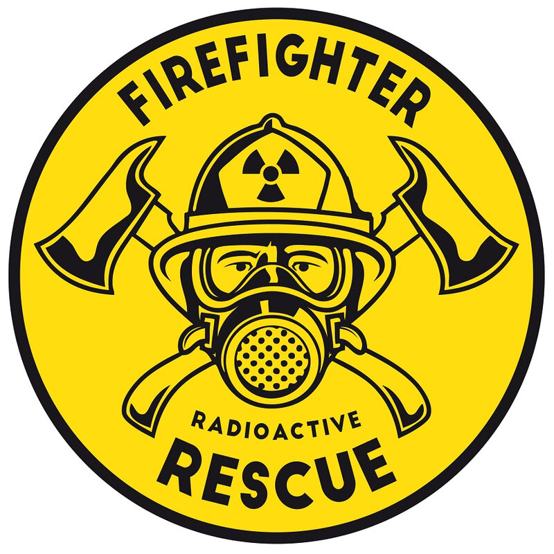 rescue firefighter radioactive biohazad danger zombie