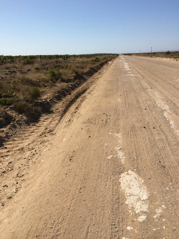 The road to Hondeklipbaai