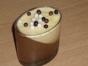 Duo de mousse au chocolat recettes Duo de mousse au chocolat