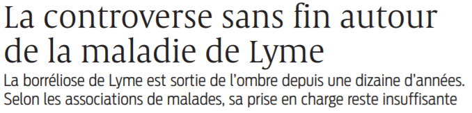 2021 06 27 SO La controverse sans fin autour de la maladie de Lyme