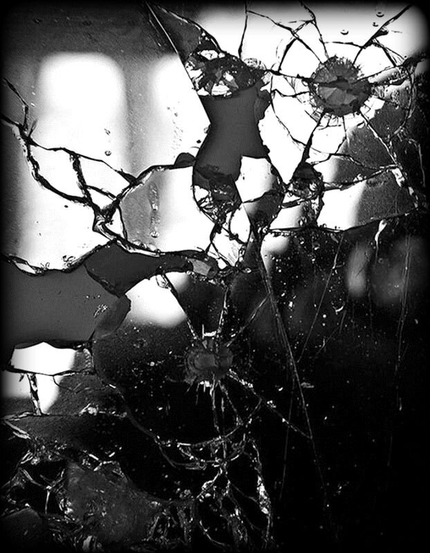 reflet brisé