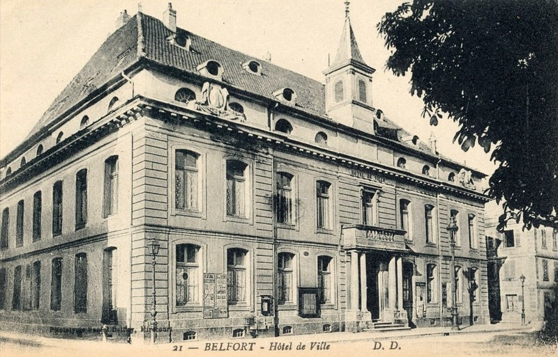 3 CPA Belfort Hôtel de Ville R