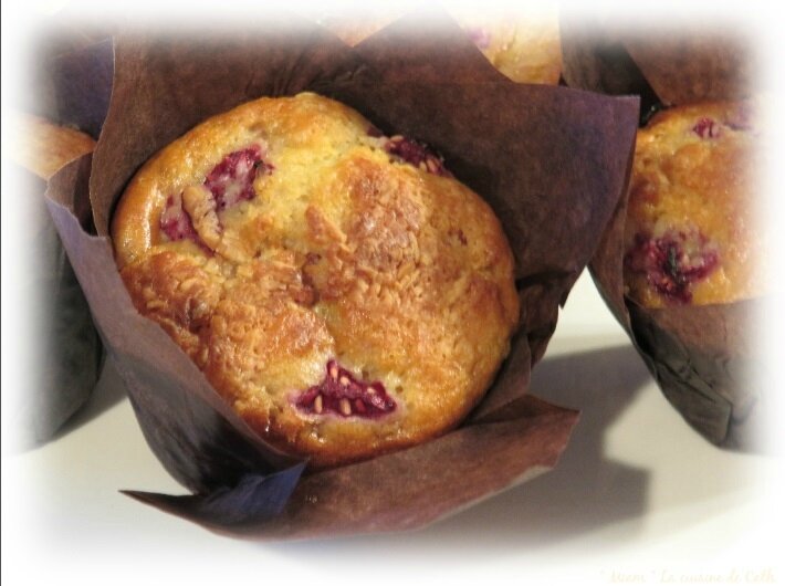 muffins framboises
