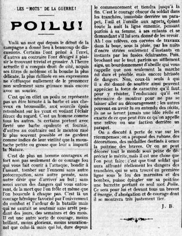 Face aux boches N5 Poilus