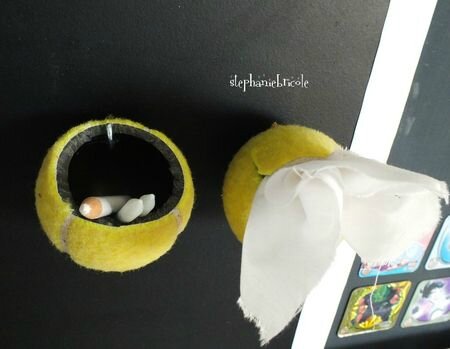 rangement balle de tennis