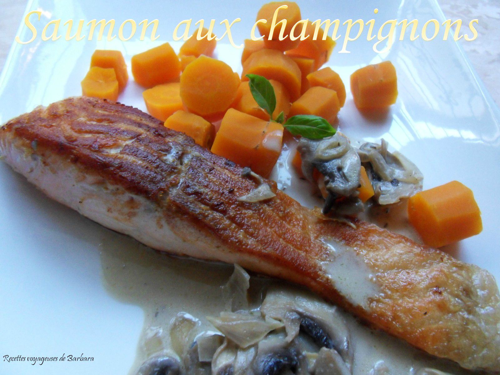 saumon au champignons1
