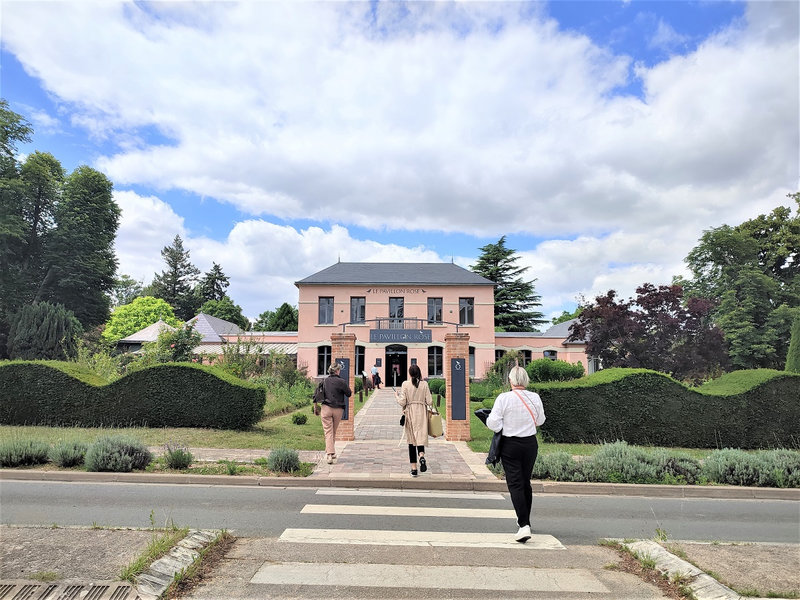 entrée du Pavillon Rose à la Roche Posay