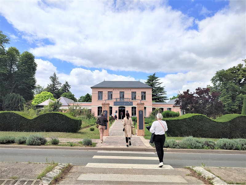 entrée du Pavillon Rose à la Roche Posay