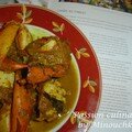 <b>Curry</b> de <b>crabe</b> au piment pour fêter l'indépendance de l'inde