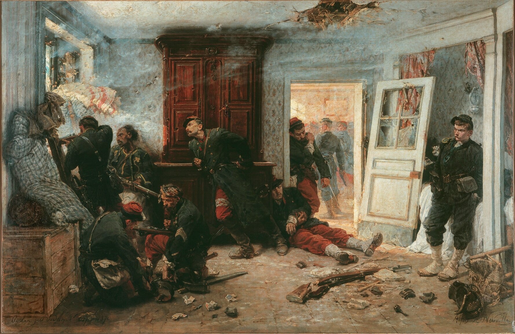 De Neuville Les dernières cartouches (1873)