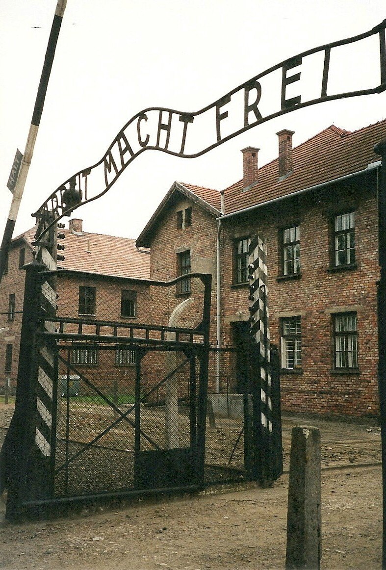 Auschwitz, entrée du camp