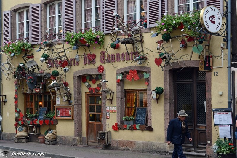 Façade de l'Auberge des Tanneurs à Colmar