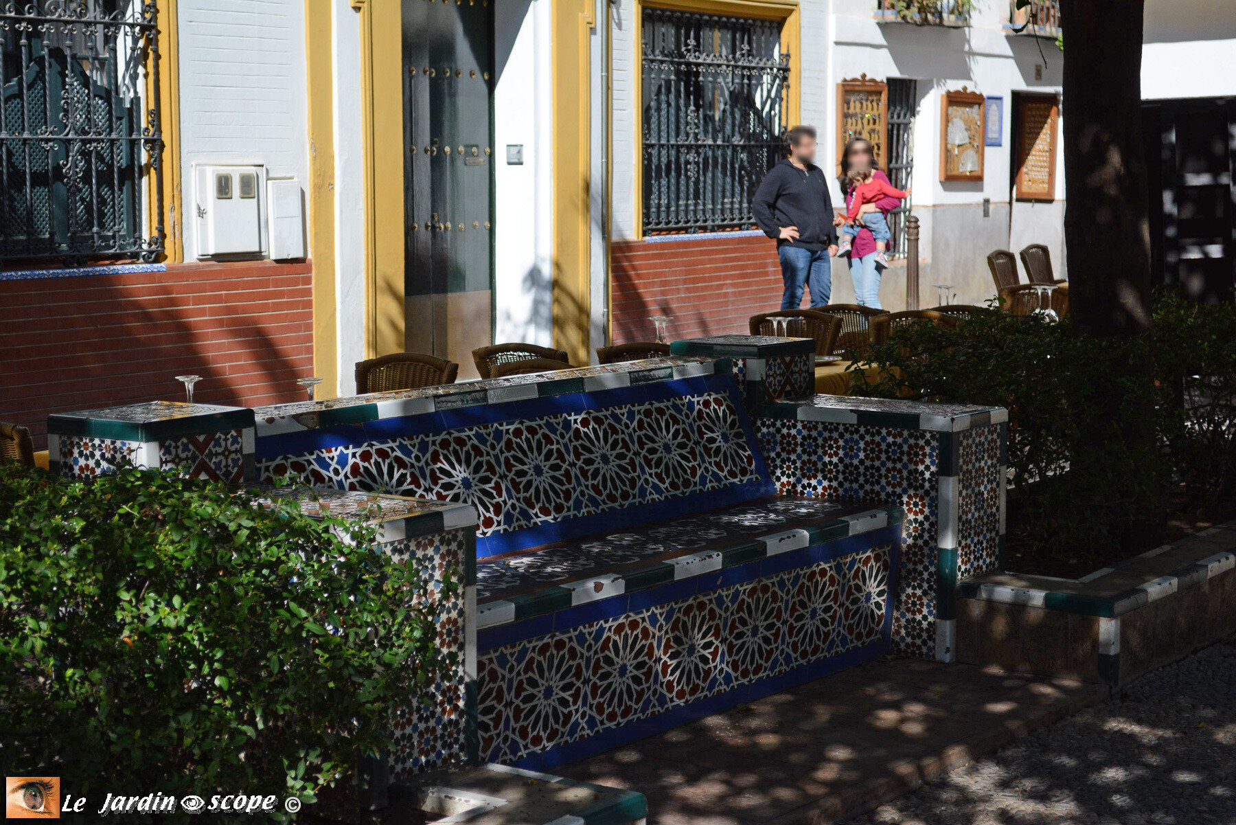 Banc en céramique - Patio de Banderas à Séville