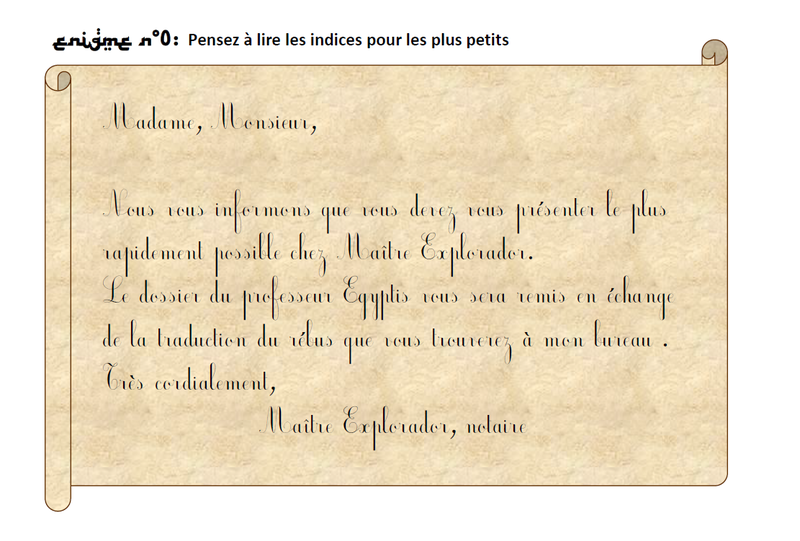 Chasse au trésor 1