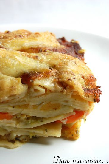 Gratin de lasagnes aux carottes et courgettes pour Culinoversions recettes Gratin de lasagnes aux carottes et courgettes pour Culinoversions