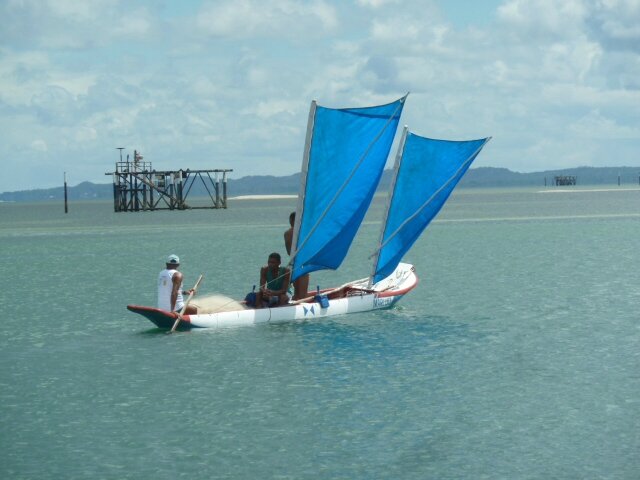 bateau de pêcheur de Itaparica