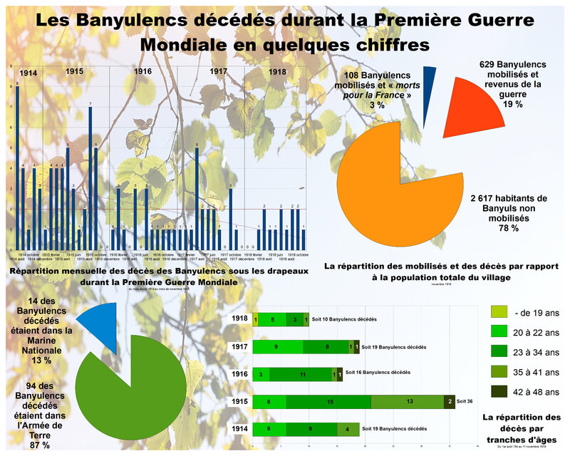 Expo Souvenir Français - Panneau 9 - La guerre en diagrammes - Novembre 2016