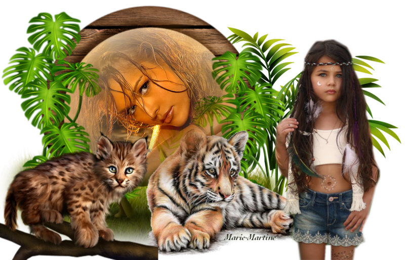 tigre et enfant