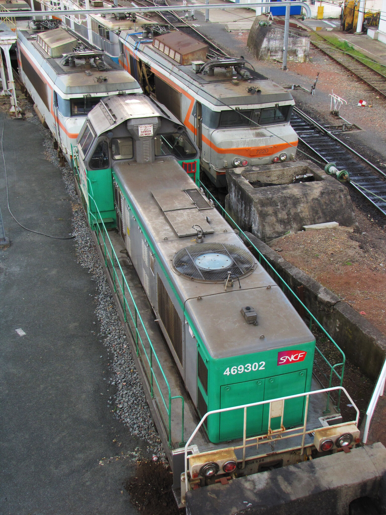 BB 69302, dépôt de Bordeaux