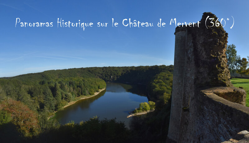 Panoramas Historique sur le Château de Mervent (360°)