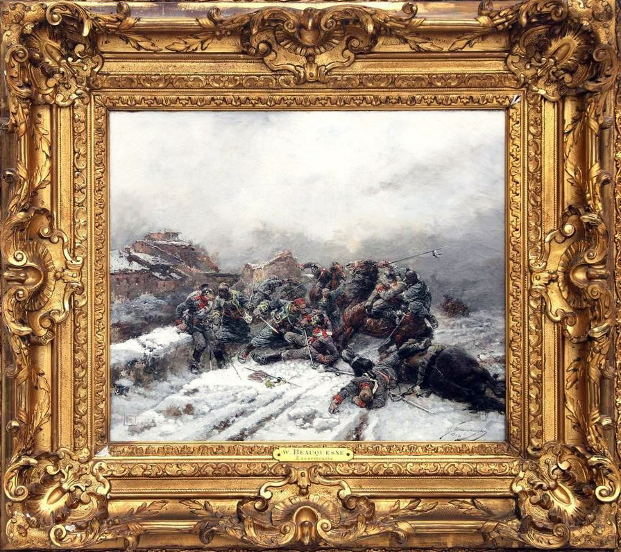 Beauquesne, Combat entre troupes prussienne et française