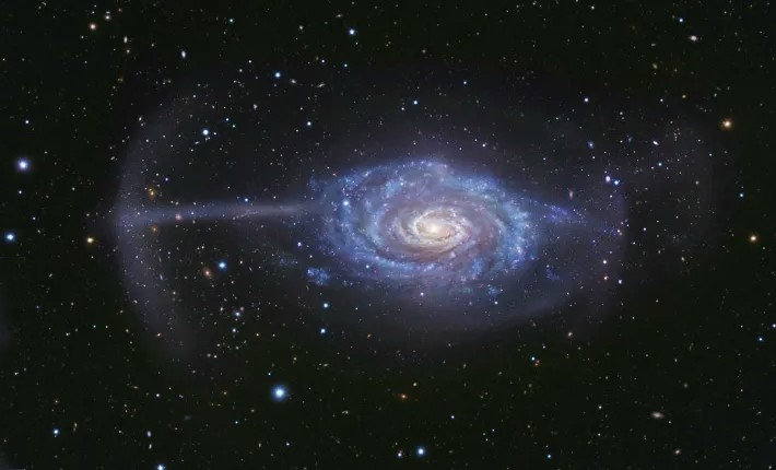 NGC4651 galaxie ombrelle télescope Keck