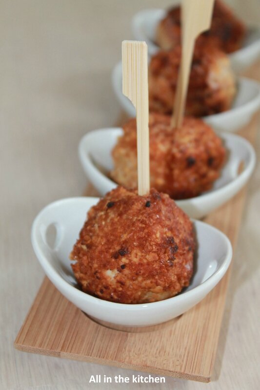 poulet panés aux cacahuètes