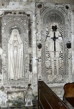 4_église St Sixte_Chapelle Rainsouin_dalles funéraires 1507 et 1526