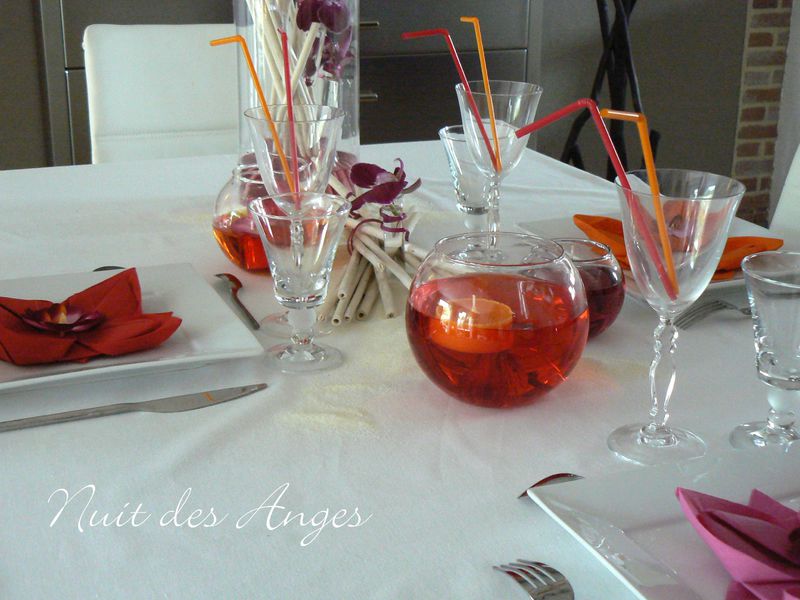 Nuit des anges décoratrice de mariage décoration de table exotique 004