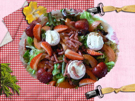 recettes entrees Salade printannière