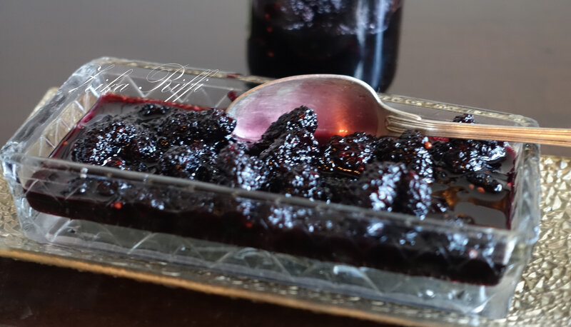 confiture mûres
