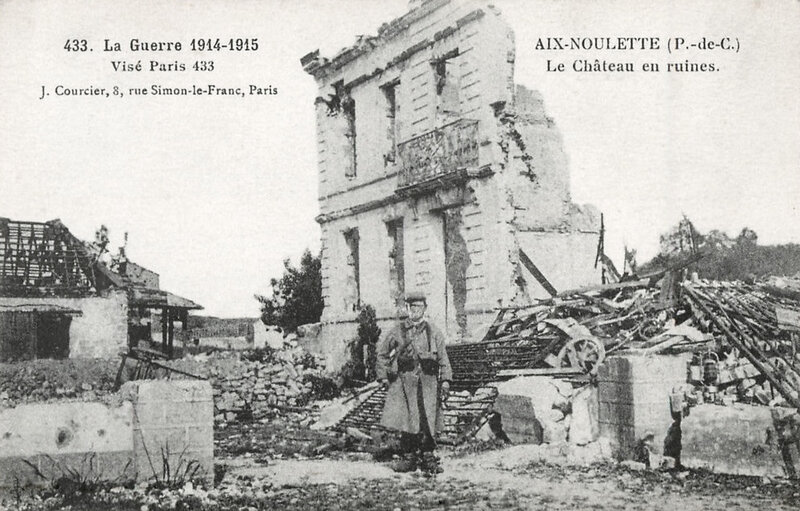 Aix-Noultte, ruines château