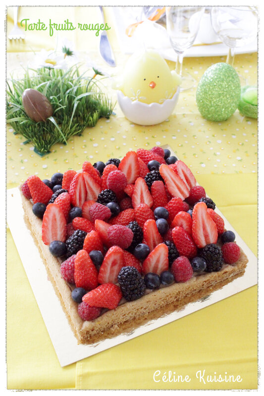 tarte fruits rouges