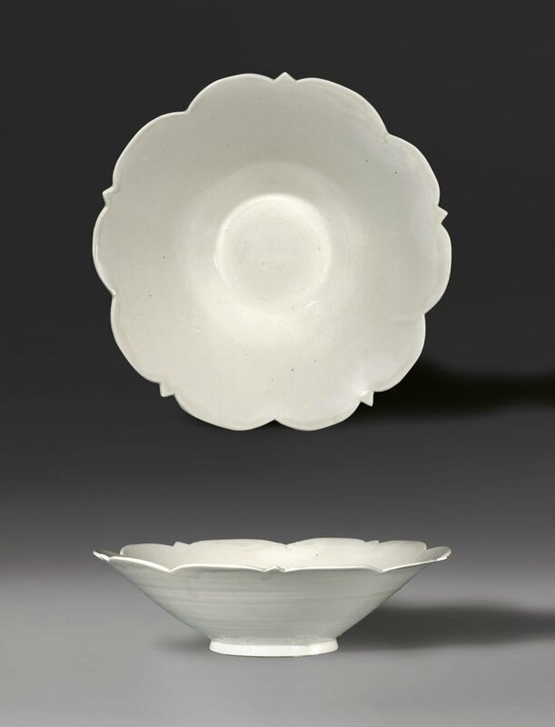 A conical bowl with five-point foliate rim, Late Tang Dynasty-Five Dynasties, A
