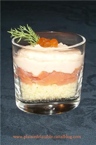 Verrine saumon