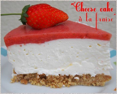 cheesecake à la fraise
