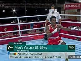 JO Tokyo 2020 –Boxe : Le Camerounais Albert Ayissi Mengue qualifié pour le prochain tour