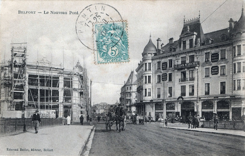 CPA Belfort Construction Galeries Modernes 1904 BF