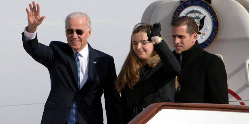 Joe Biden with son Hunter 2