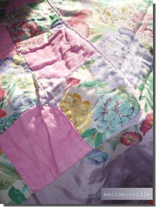 Plaid bohème, patchwork printanier
