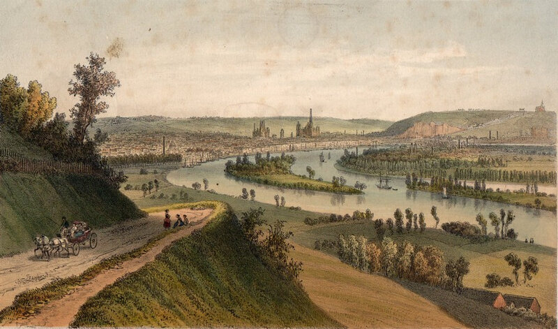 Vue de Rouen