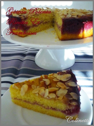 gâteau oolenta ricotta et framboises 02