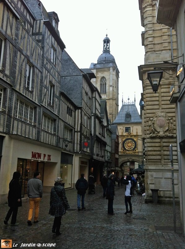 1432-Maisons-a-colombage-et-Gros-Horloge